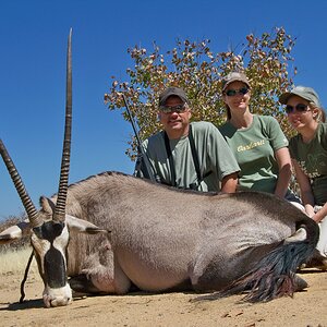 Hunting Gemsbok in Namibia