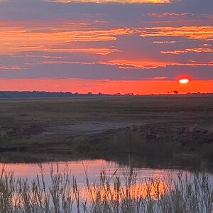 Sunset Caprivi Namibia