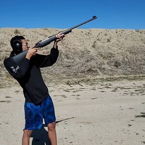 Range Shooting CZ 416 Rigby Rifle