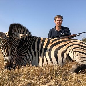 Hunting Burchell's Plain Zebra in South Africa