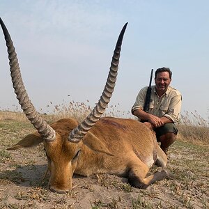 Red Lechwe Hunting Caprivi Namibia