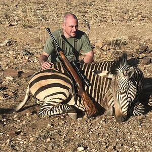 Hunting Hartmann's Mountain Zebra in Namibia