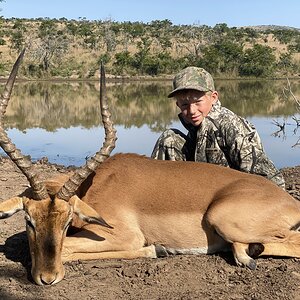 Connor With his first Impala Ram