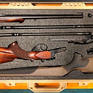 Pelican 1700 with Krieghoff .470 + Blaser R8 & 2 barrels