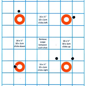 Blaser .257 Wby 100 gr TTSX - Scope removal & clicks test