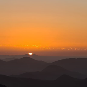 Sunset in Namibia