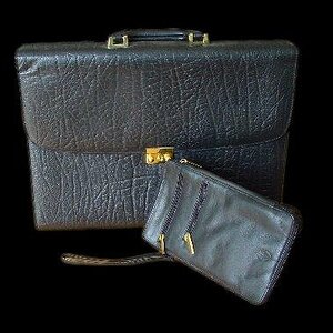 Elephant Skin Brief Case