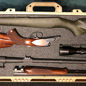 Double Rifle With Case