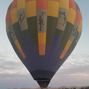 Hot Air Baloon over the Dessert