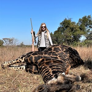 Black Giraffe Hunt South Africa