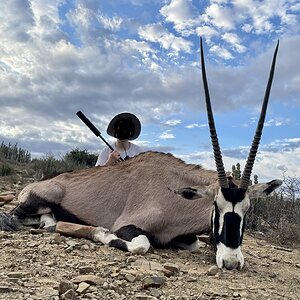 Hunting Gemsbok South Africa