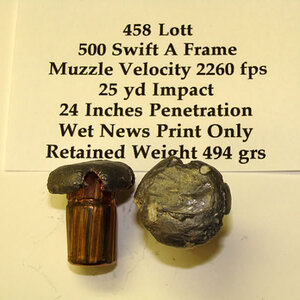 458 Lott 500 Swift A Frame Ammunition