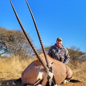 Hunting Gemsbok South Africa