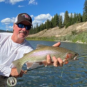 Fishing Rainbow Trout