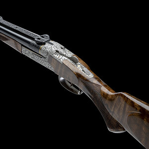 Heym 88B Light Model Boxlock Ejector Andrea Scholz Engraved Double Rifle