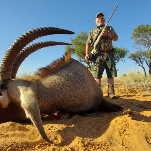 Roan Hunting Kalahari South Africa