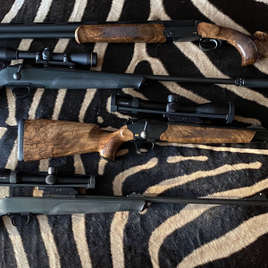 Blaser F3 12 Bore, Blaser R8 Professional Standard, Blaser R8 Intuition Safari & Blaser R8 Professional Standard Rifles