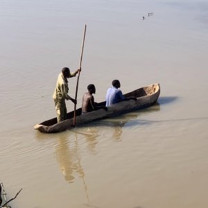 Selfmade Canoe Zambia