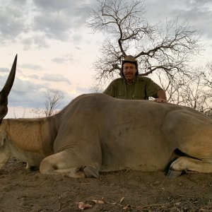 Livingston Eland hunting Kwalata safaris Mozambique, 2021