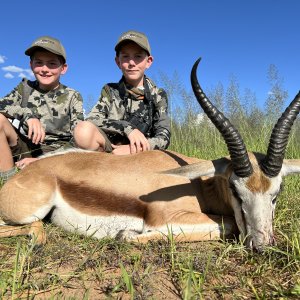 Springbuck Hunted with Zana Botes Safari