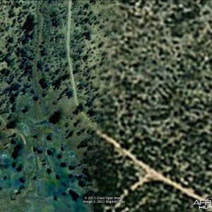 Satellite image from Google Earth