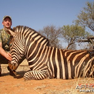 Bowhunting Zebra