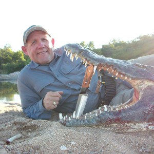 Hunting Croc in Mozambique