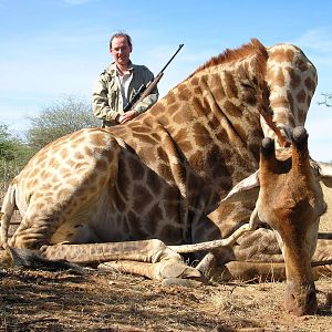 Hunting Giraffe in Namibia