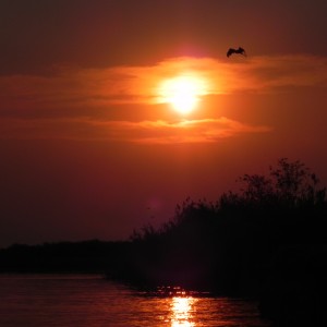 Sunset Caprivi Namibia