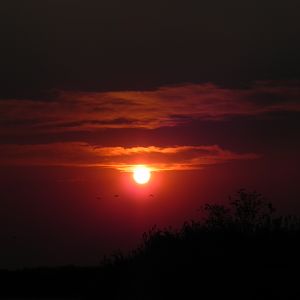 Sunset Caprivi Namibia