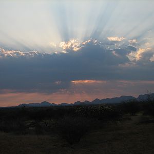 Sunset Namibia