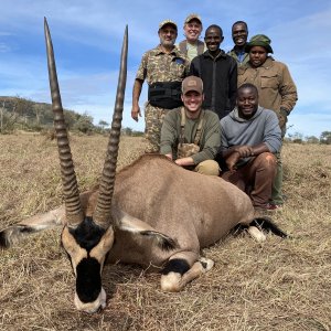 Fringe-eared Oryx Hunting Tanzania