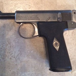 Webley & Scott Model 1908 In .32 Pistol