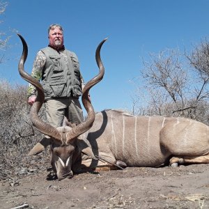 60 Inch Kudu Hunt Botswana