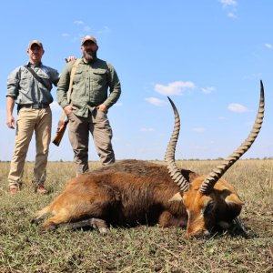 Black Lechwe Hunt Bangweulu Swamps Zambia