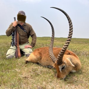 34 Inch Kafue Lechwe Hunt Zambia