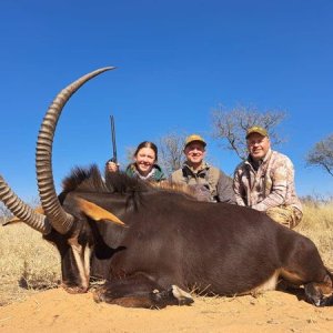 Sable Hunting Kalahari South Africa