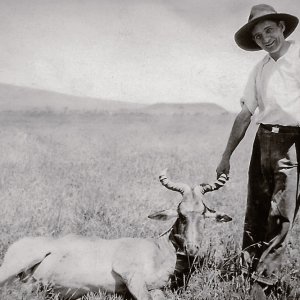 Fred Watts Impala Hunt 1927 Kenya