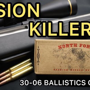 30-06 North Fork 165 & 180gr Bonded Spitzers Ballistics Gel Ammo Test