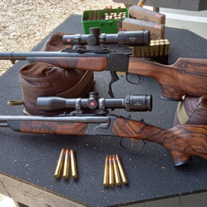 Ruger no.1 500 NE Rifle & Krieghoff Optima Double Rifle