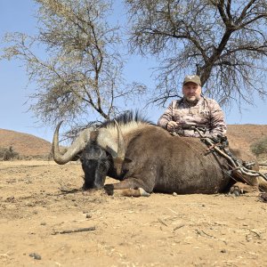 Black Wildebeest Bow Hunt Namibia