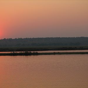 Sunset Caprivi Namibia