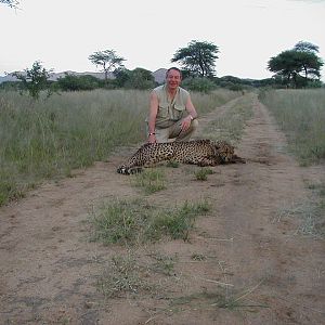 Hunting Cheetah in Namibia