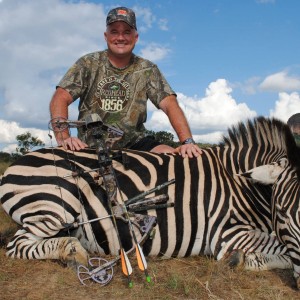 Bowhunting Zebra