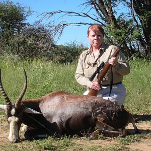 Hunting Blesbok in Namibia