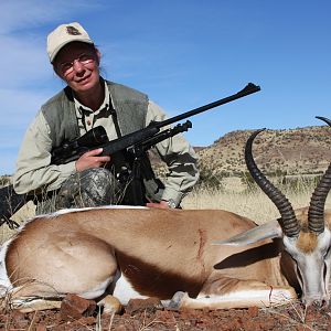 Hunting Springbok in Namibia