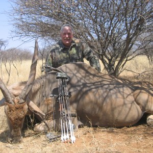 Bowhunting Cape Eland in Namibia