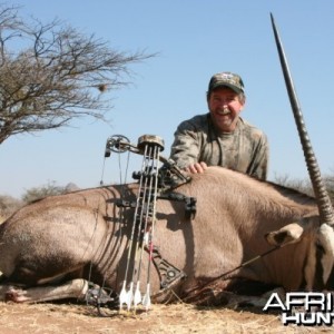 Bowhunting Gemsbok in Namibia