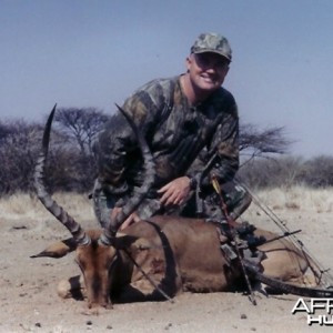 Bowhunting Impala in Namibia