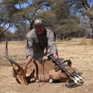 Bowhunting Impala in Namibia